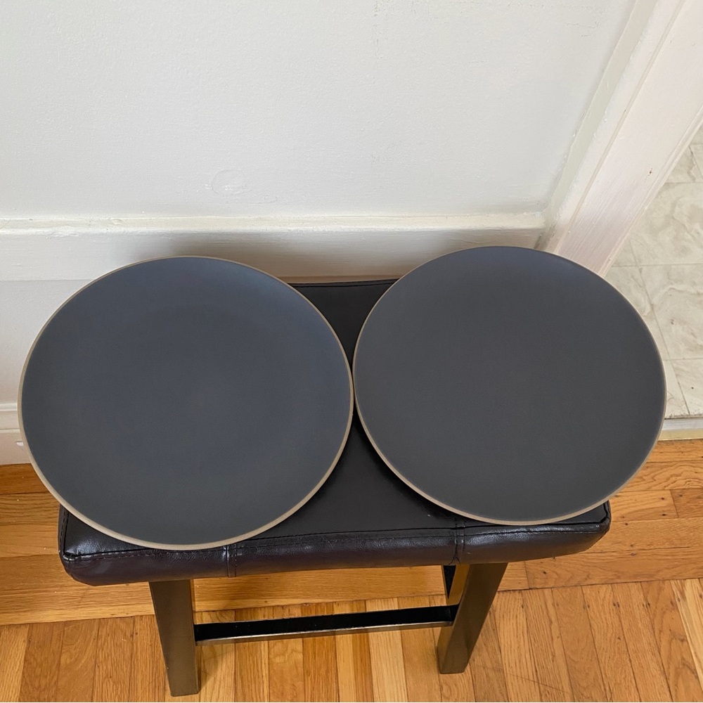 $104 Heath Ceramics Slate Indigo Coupe Dinner Plates (2 pcs) , 11'' Diameter